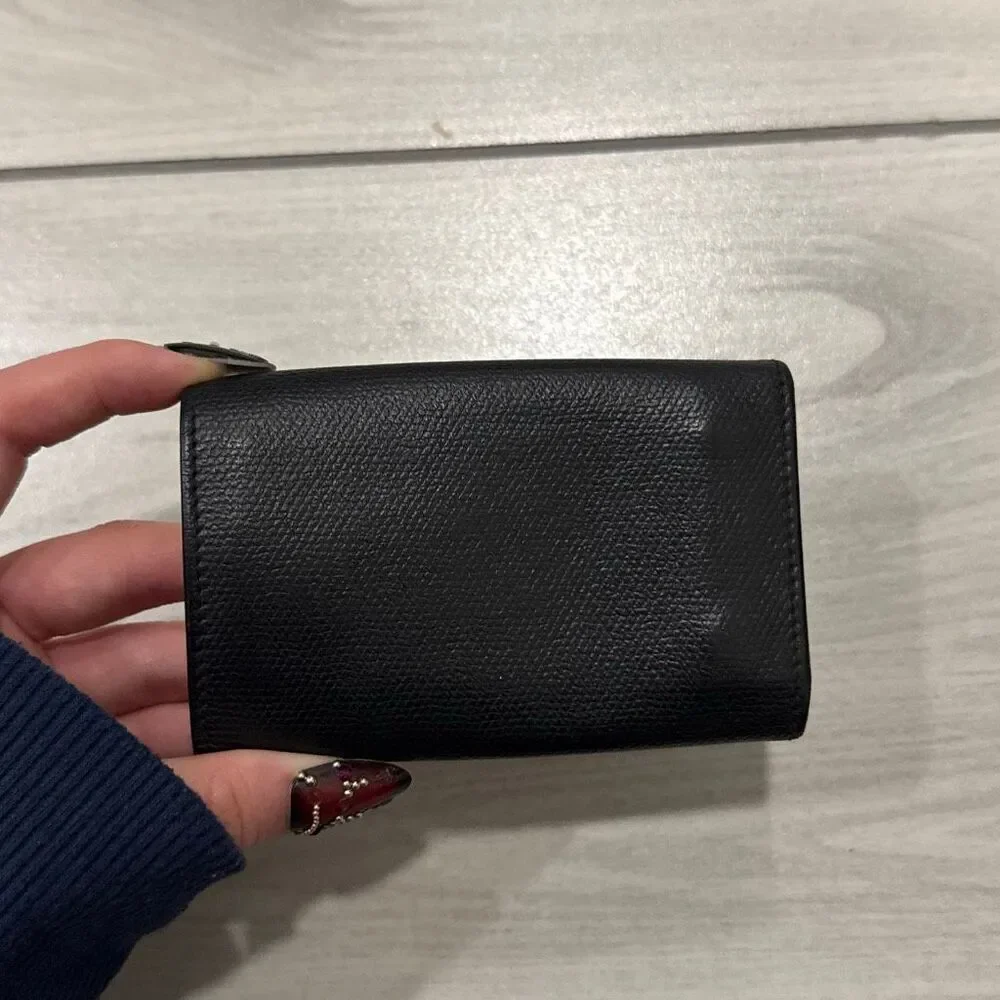 Authentic CHANEL‎ 6-key Case Women's Black Wallet vintage   Has only 4 key hooks